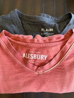 2 Men's V-Neck Short Sleeve T
Size L